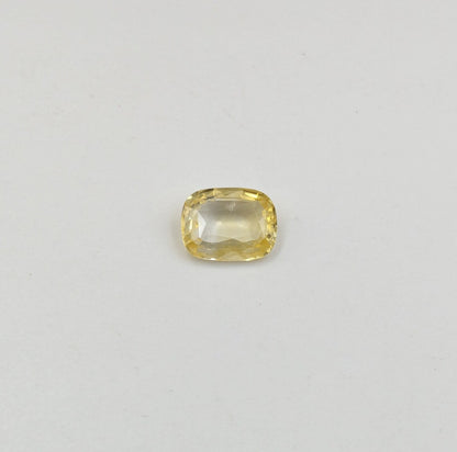 Yellow Sapphire Loose Gemstone Faceted Rectangle Sapphire 9 x 11 mm Loose Sapphire