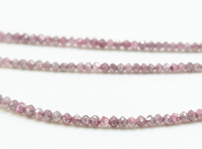 Pink Diamond Faceted Rondelle Bead 1.5 - 3 mm RARE Pink Diamond Bead AAA+ Top Quality Natural Pink Diamond necklace christmas gift