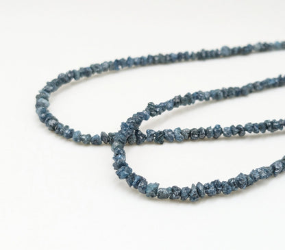 Blue Rough Diamond Beads Top Quality Raw Rough Diamond Beads 2 - 3 mm 100% Natural Blue Uncut Diamond Beads Nuggets