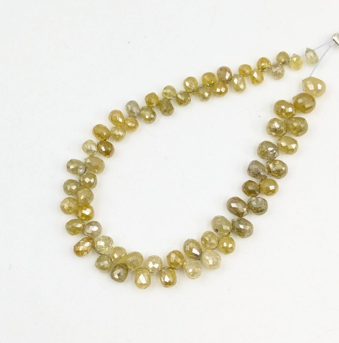 Yellow Diamond Briolette Bead 100% Natural Yellow Diamond Beads Best Selling Yellow Diamond Tear Drop Shape Beads Christmas Gift Halloween