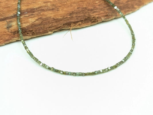 AAA+ Green Diamond Cube Beads Bracelet
