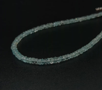 Aquamarine 925 Sterling Silver Necklace