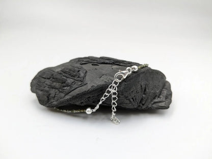 AAA+ Green Diamond Cube Beads Bracelet