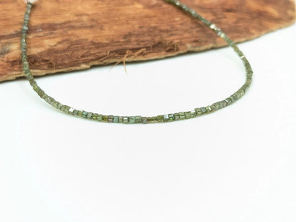 AAA+ Green Diamond Cube Beads Bracelet