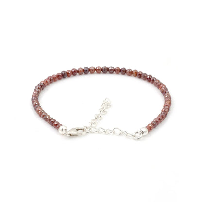 Champagne Red Diamond Balls Bracelet