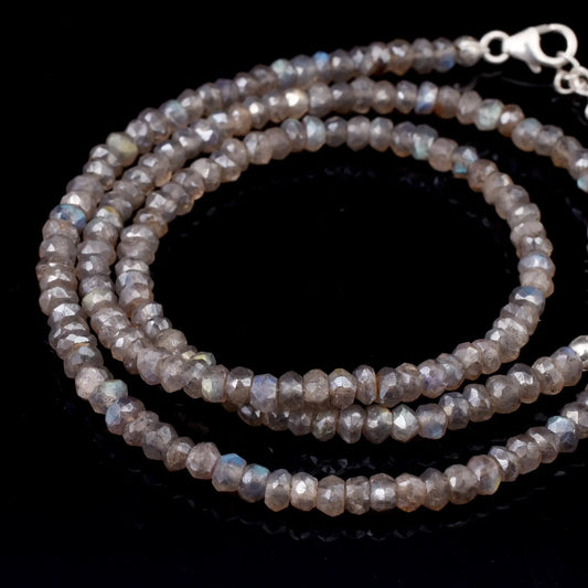 Blue Flashy Labradorite Necklace
