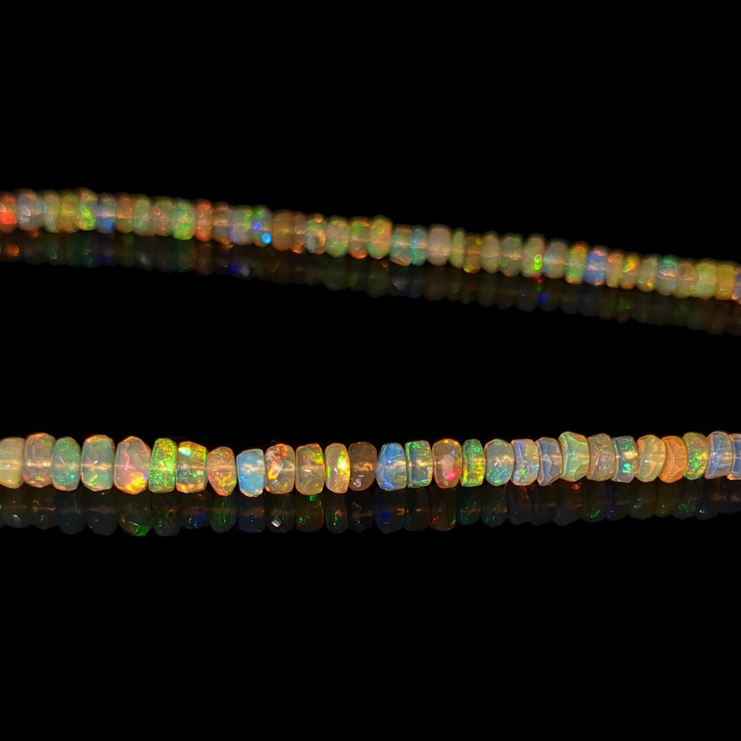 Ethiopian Opal Beads Necklace 4 - 5.5 mm