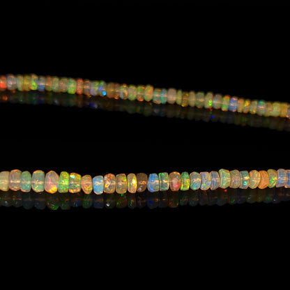 Ethiopian Opal Beads Necklace 4 - 5.5 mm