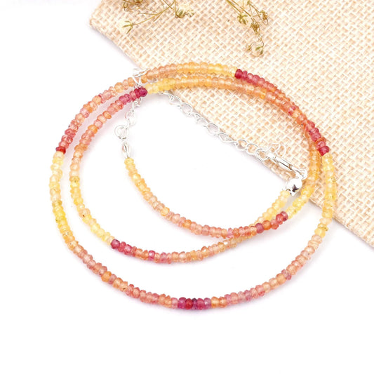 Yellow Sapphire Necklace Songea Shaded Sapphire