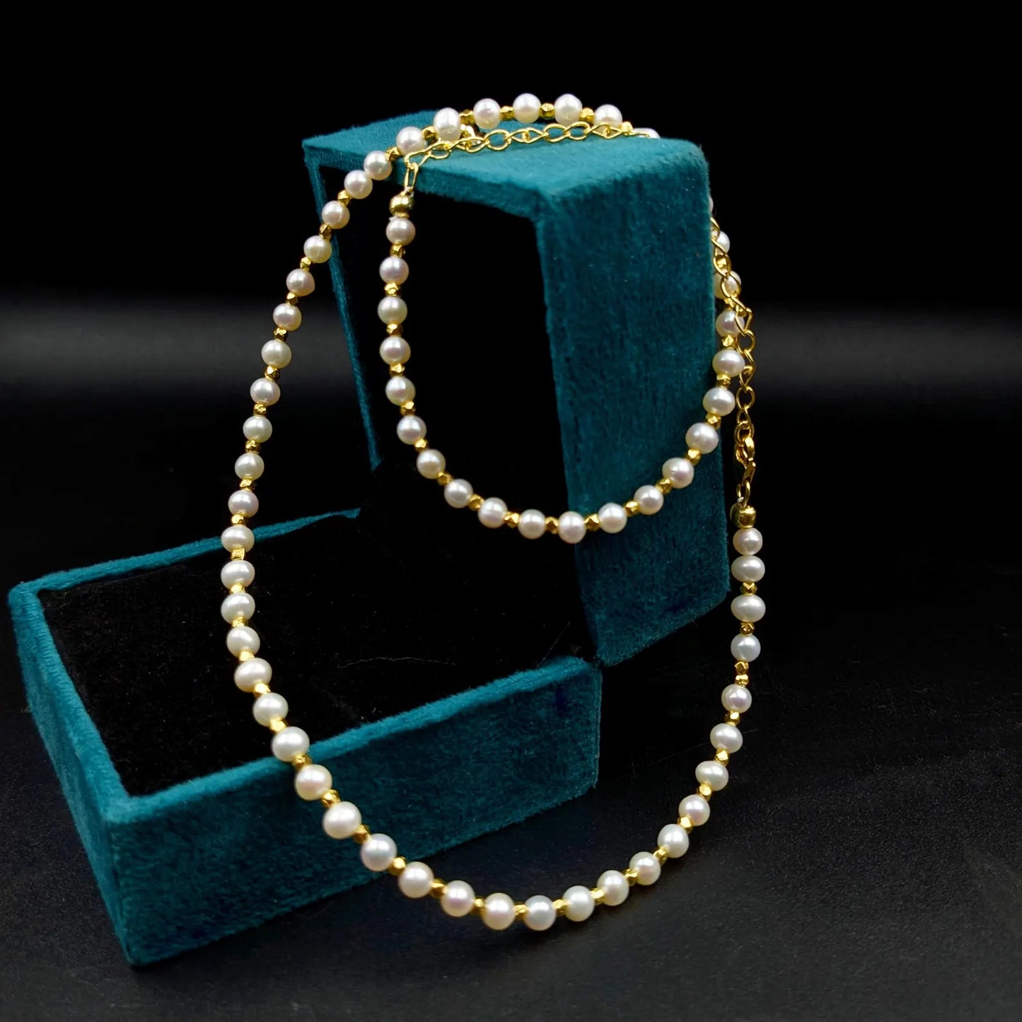 Fresh Water Pearl Necklace 4 mm Smooth Round Pearl
