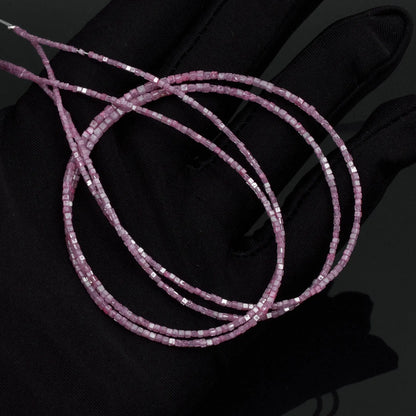 Pink Diamond CUBE Beads Natural Sparkling Faceted Box Diamond Beads