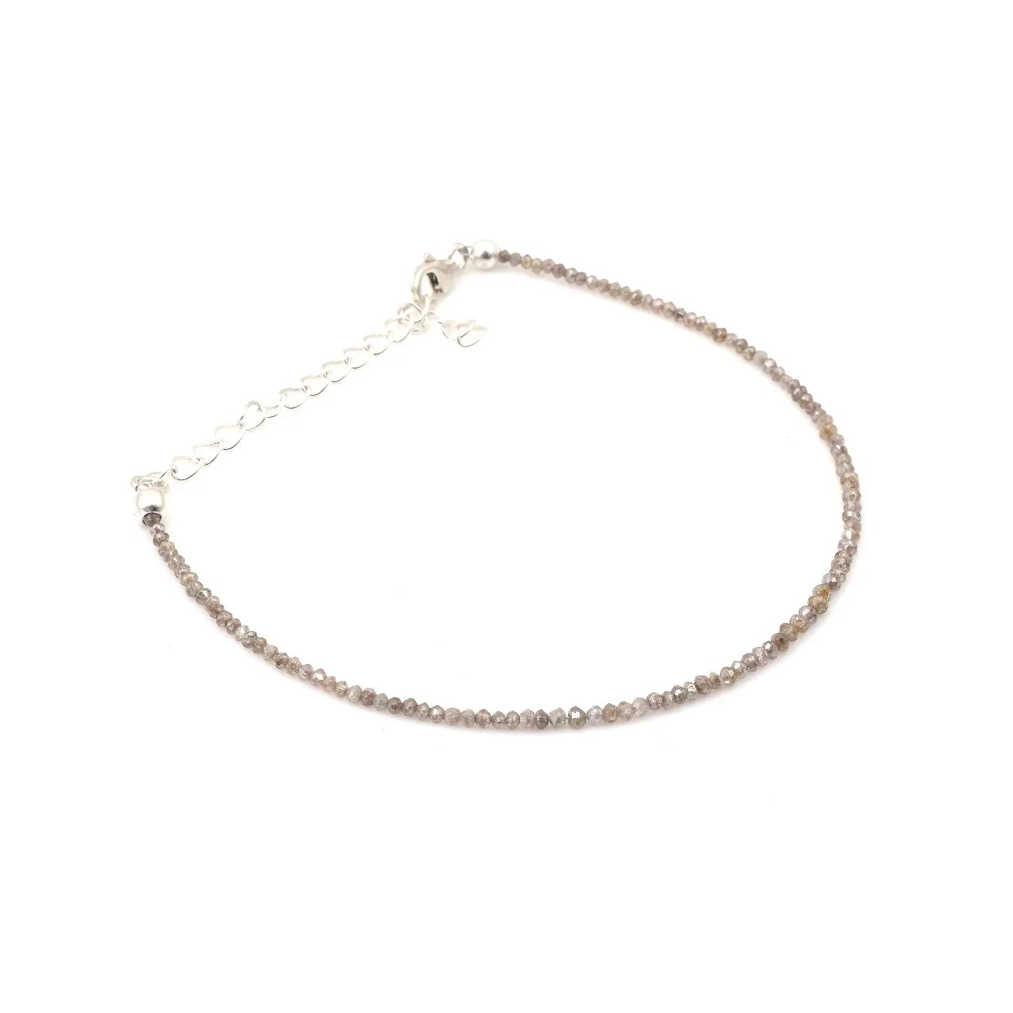 Champagne Diamond Beads Bracelet