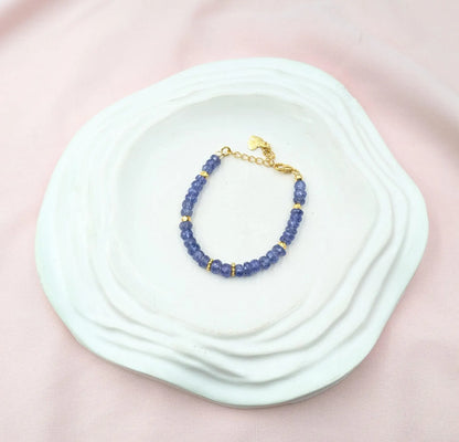 Tanzanite Bracelet 925 Sterling Silver