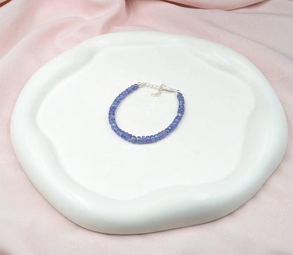 Tanzanite Bracelet 925 Sterling Silver Bracelet