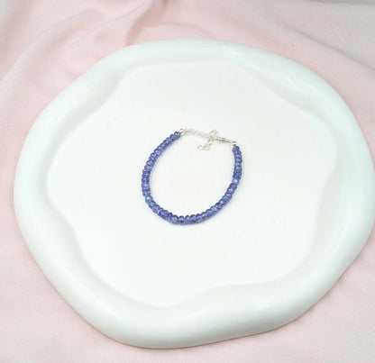 Tanzanite Bracelet 925 Sterling Silver Bracelet