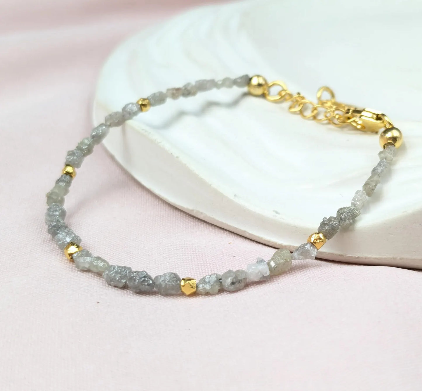 TUMBLE Gray Diamond Bracelet