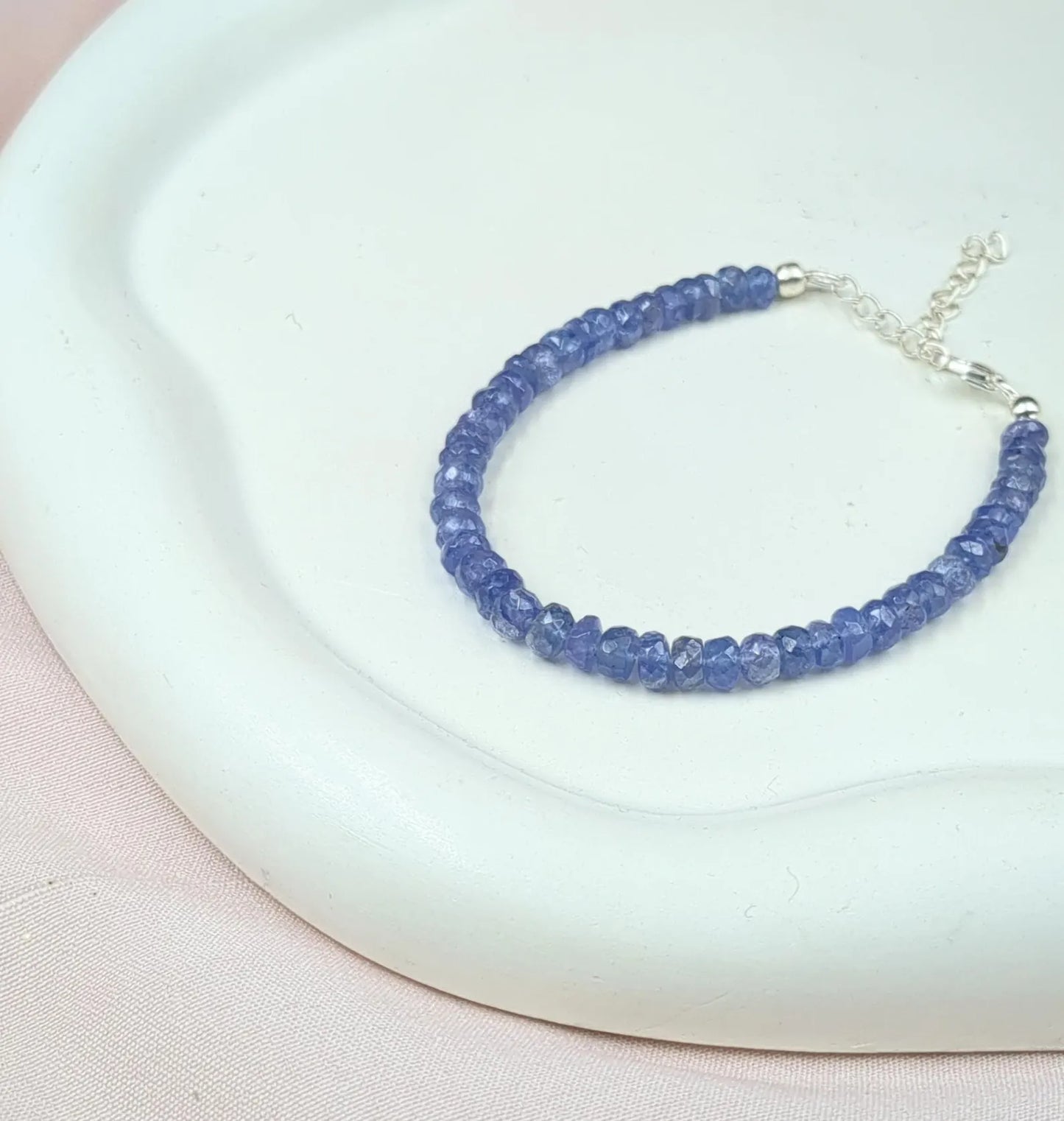 Tanzanite Bracelet 925 Sterling Silver Bracelet