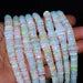 Ethiopian Opal Beads 7.5mm Faceted Tyre Ethiopian Opal Beads