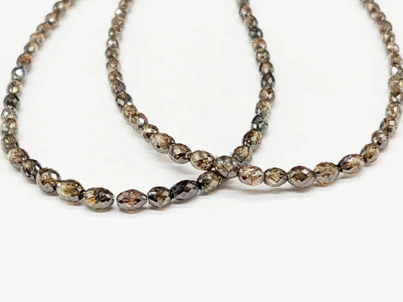 Champagne Diamond Bead 2.5 - 4 mm Natural xDiamond Tumble Beads