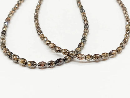 Champagne Diamond Bead 2.5 - 4 mm Natural xDiamond Tumble Beads