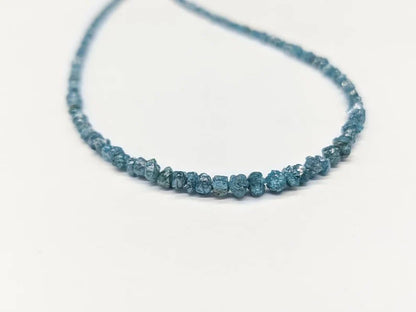 Blue Rough Diamond Beads 3 mm raw rough diamond bead