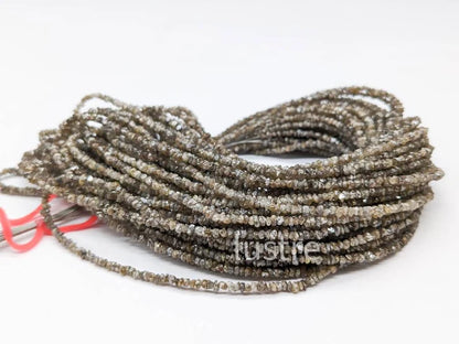 Champagne Diamond Uncut Beads 2 - 3 mm 100% Natural Raw Rough Diamond Beads