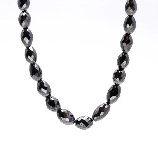 100% Natural Black Diamond Bead 4 - 6.5 mm Black Diamond Bead 16 Inches Strands