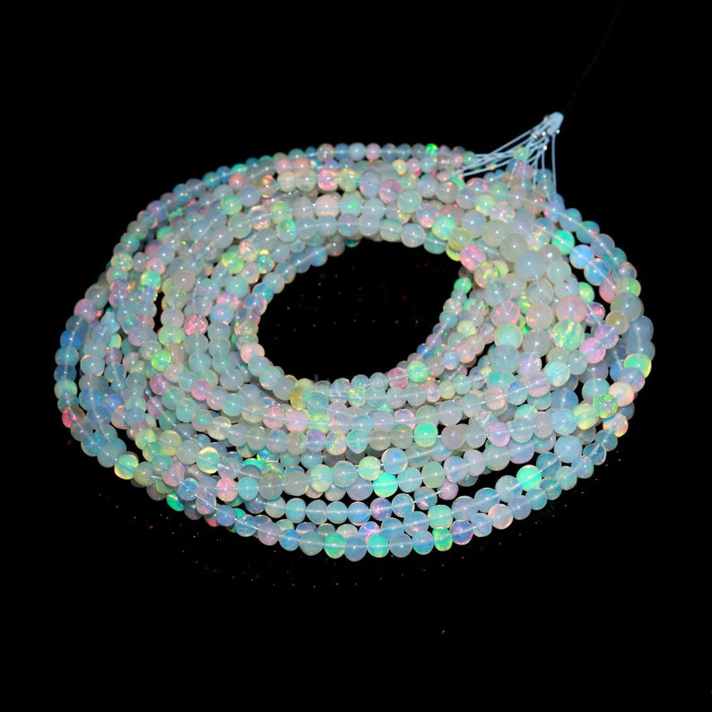 Natural Ethiopian Opal Beads Natural Welo Fire Opal Beads