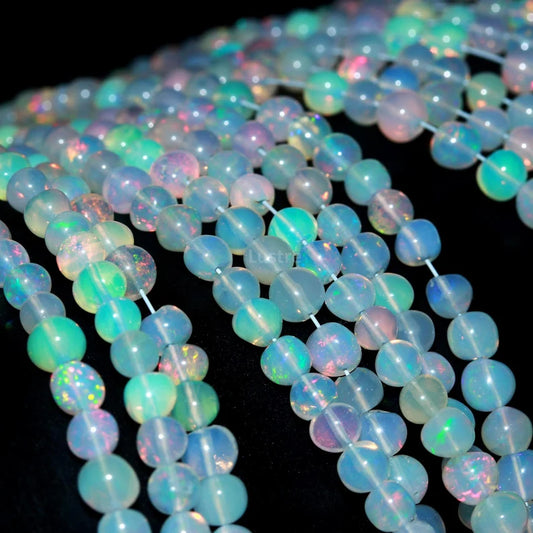 Natural Ethiopian Opal Beads Natural Welo Fire Opal Beads