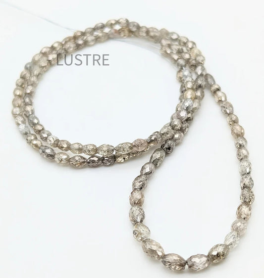 Champagne Diamond Bead 2.5-4 mm Faceted Tumble Diamond Bead For Jewelry Making
