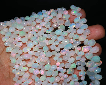 Ethiopian Opal Beads 100% Natural Flashy Ethiopian Opal Beads