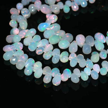 Ethiopian Opal Beads 100% Natural Flashy Ethiopian Opal Beads