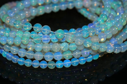 Excellent Ethiopian Round Opal Beads 100% Natural Ethiopia Opal Beads Flashy Welo Opal Balls Beads