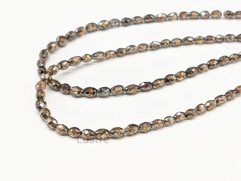 Champagne Diamond Bead 2.5 - 4 mm Natural Champagne Tumble Bead 16 Inches Strands