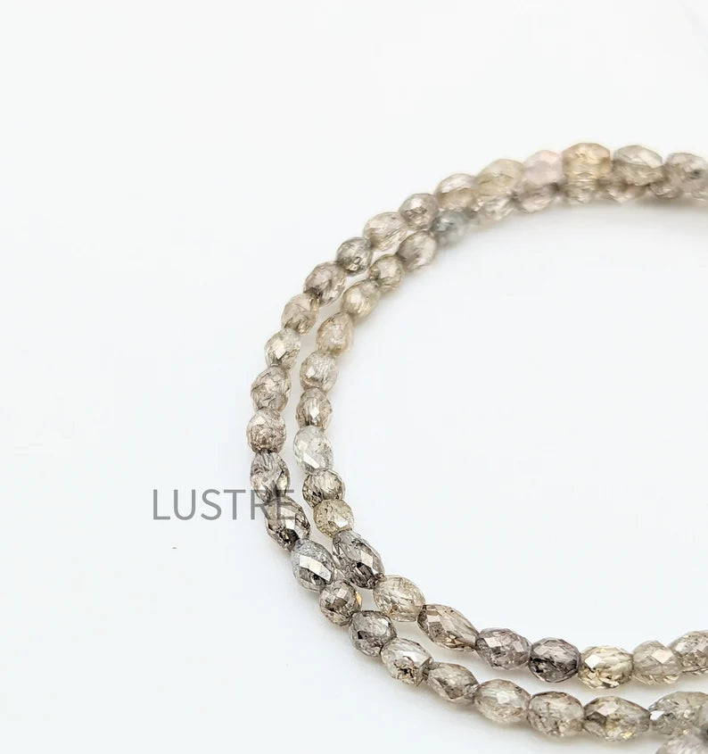 Champagne Diamond Bead 2.5-4 mm Faceted Tumble Diamond Bead For Jewelry Making