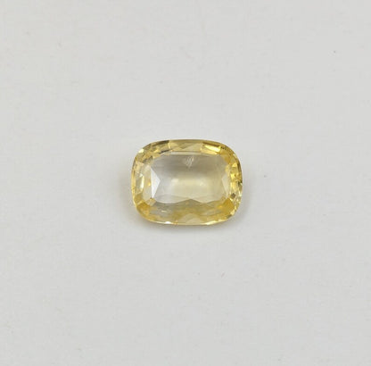 Yellow Sapphire Loose Gemstone Faceted Rectangle Sapphire 9 x 11 mm Loose Sapphire