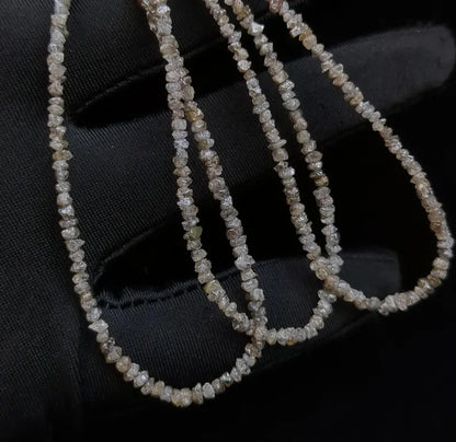 Champagne Diamond Beads 2 - 3 mm Uncut Champagne Diamond Beads