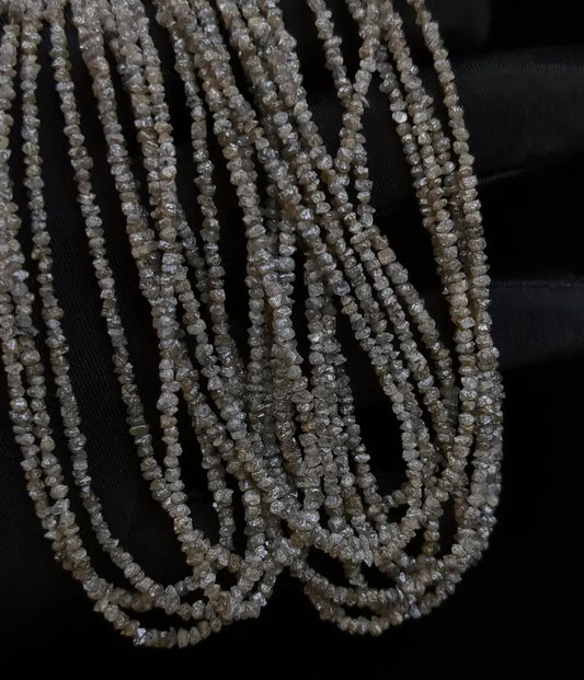 Champagne Diamond Uncut Beads 2 - 3 mm 100% Natural Raw Rough Diamond Beads