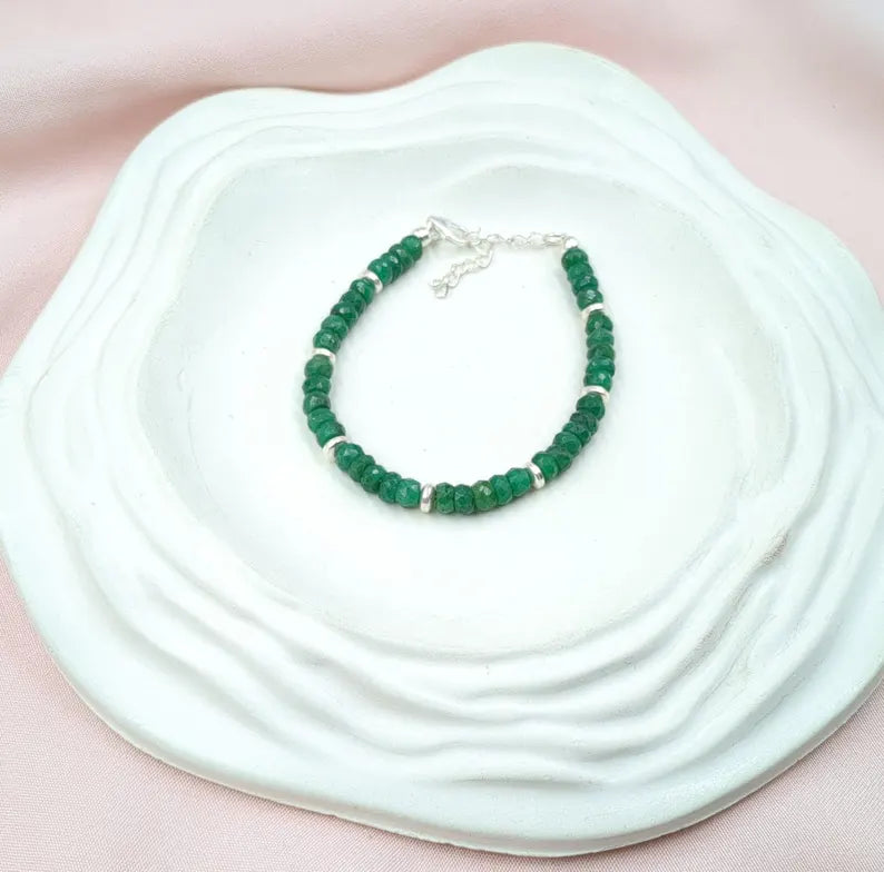 Emerald Corundum Bracelet
