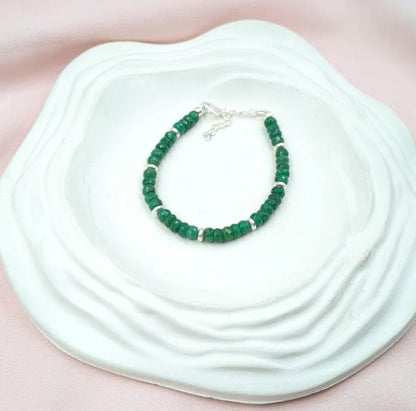 Emerald Corundum Bracelet