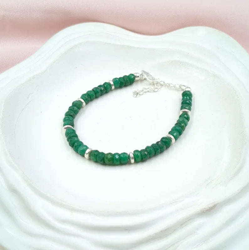 Emerald Corundum Bracelet