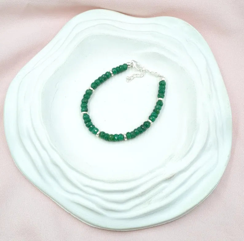 Emerald Corundum Bracelet