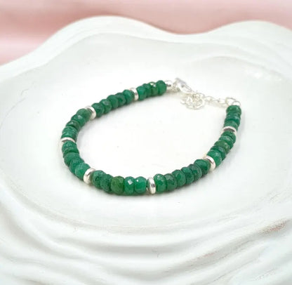 Emerald Corundum Bracelet