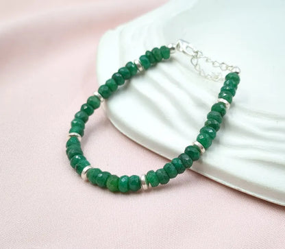 Emerald Corundum Bracelet