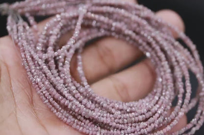 Pink Diamond Raw Rough Diamond Bead 2 - 3 mm Uncut Diamond Bead